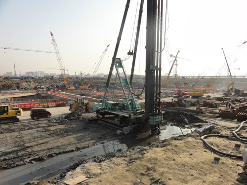 杭州地鐵工程一號(hào)線施工應(yīng)用現(xiàn)場(chǎng)